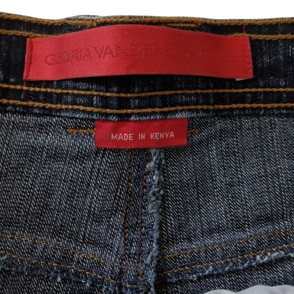 Gloria Vanderbilt Denim Jeans Sz 16 M Tapered Red Label Blue Med Wash High Rise. - Picture 7 of 16